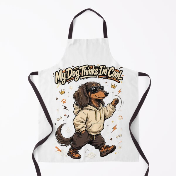 Item preview, Funny Dachshund Thinks I'm Cool designed and sold by Tong4130.