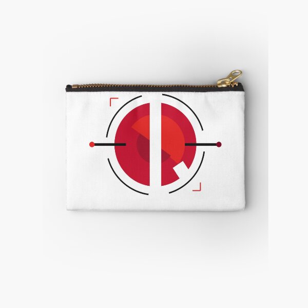 Item preview, Red Interval – Minimal Geometric Circle Composition designed and sold by SewRed.