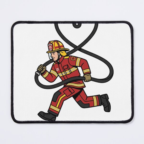 Item preview, Funny Firefighter Hose Heart Trade designed and sold by NeonNerd Studio.