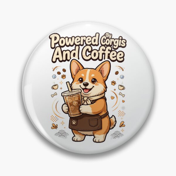 Item preview, Corgi Coffee Addict Funny Design designed and sold by Tong4130.