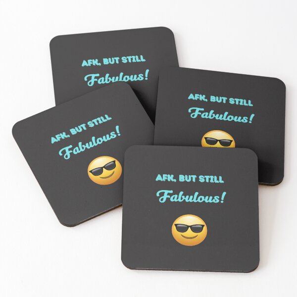 Item preview, AFK But Still Fabulous – Cool Gamer Emoji Design designed and sold by TetelestaiWeave.