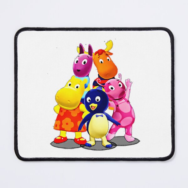 Item preview, Five Colorful Animal Friends Posing Together Cheerfully designed and sold by StickoPrints.