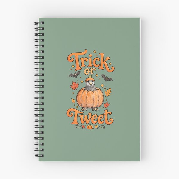 Item preview, Trick or Tweet | Cute Halloween Pigeon in Pumpkin Costume designed and sold by pigeonlovrs.