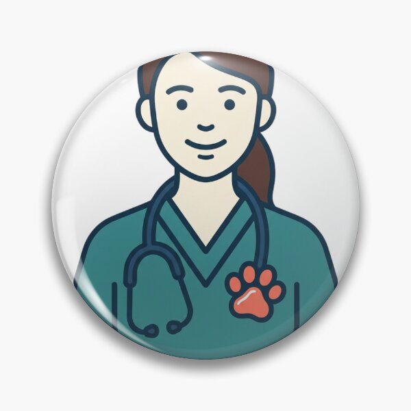Item preview, Funny Veterinarian Paw Print Stethoscope designed and sold by NeonNerd Studio.