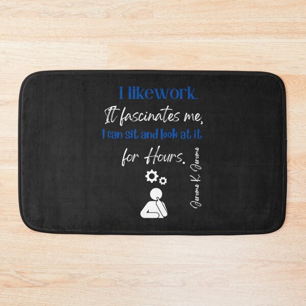 Item preview, Work Fascinates Me Quote designed and sold by TetelestaiWeave.