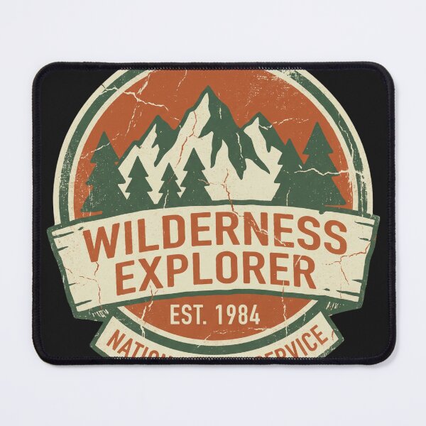 Item preview, Vintage National Park Service Hiking & Camping Emblem designed and sold by TD-series.