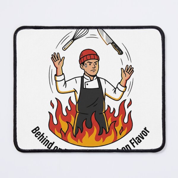 Item preview, Funny Line Cook Kitchen Chaos Chef Humor designed and sold by NeonNerd Studio.