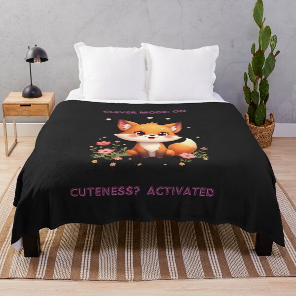 Item preview, Clever Fox – Cuteness Activated designed and sold by TetelestaiWeave.