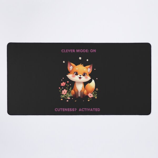 Item preview, Clever Fox – Cuteness Activated designed and sold by TetelestaiWeave.