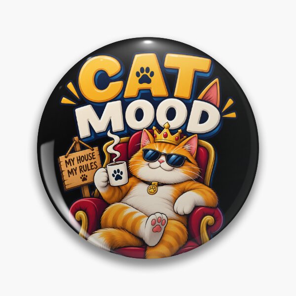 Item preview, Cat Mood, Human Rules designed and sold by Ahsacom.