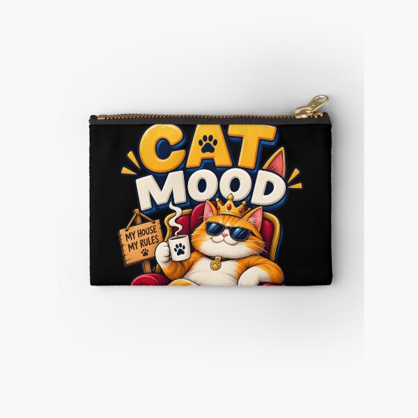 Item preview, Cat Mood, Human Rules designed and sold by Ahsacom.