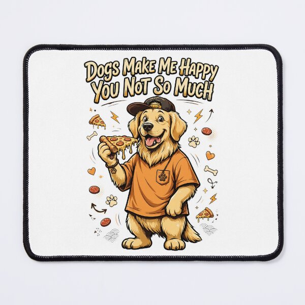 Item preview, Golden Retriever Funny Antisocial Design designed and sold by Tong4130.
