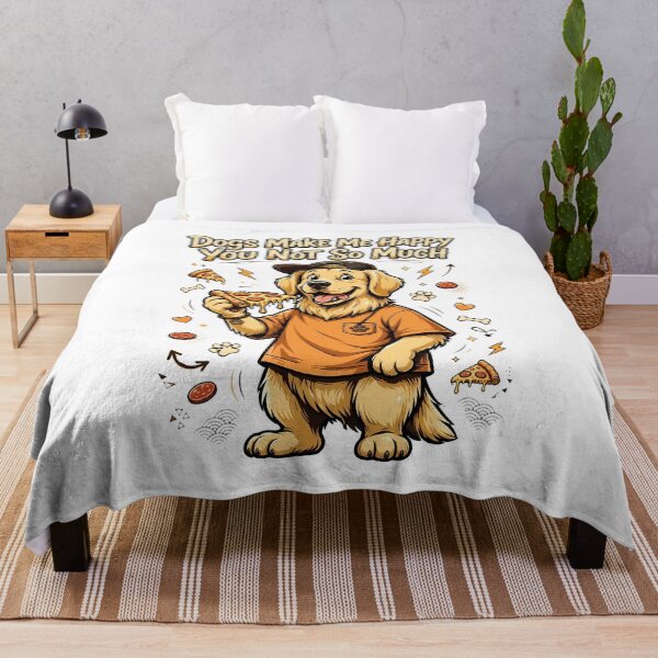 Item preview, Golden Retriever Funny Antisocial Design designed and sold by Tong4130.