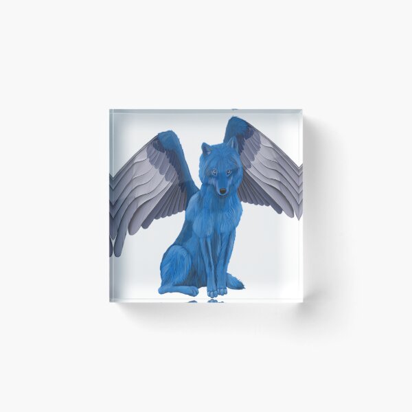 Item preview, Blue Winged Wolf designed and sold by kaymani-filax74.
