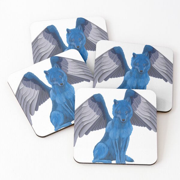 Item preview, Lobo de alas azules designed and sold by kaymani-filax74.