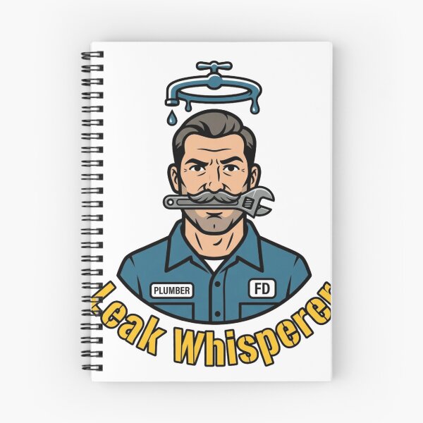 Item preview, Funny Plumber Wrench Mustache Trade designed and sold by NeonNerd Studio.