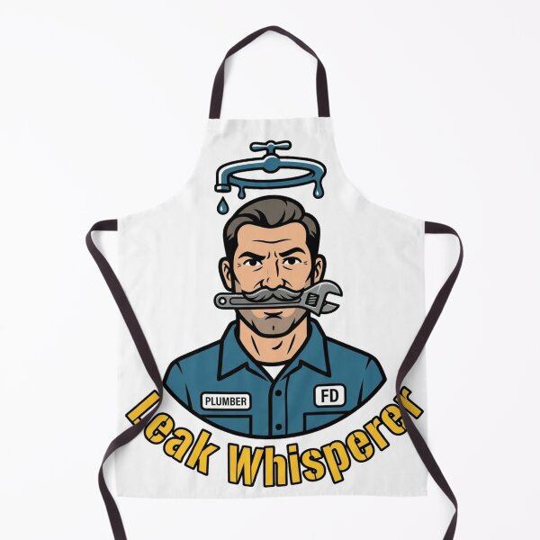 Item preview, Funny Plumber Wrench Mustache Trade designed and sold by NeonNerd Studio.