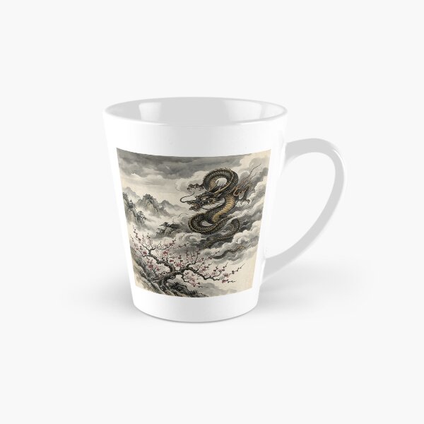 Item preview, Rising Dragon and Plum Blossom Japanese Art designed and sold by iris-festival.