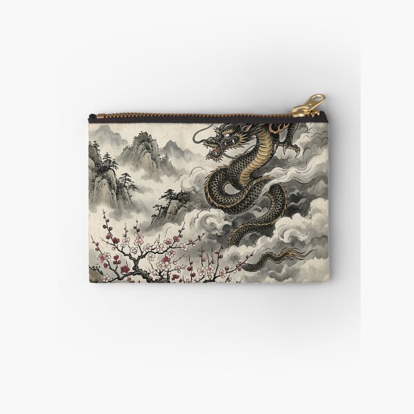 Item preview, Rising Dragon and Plum Blossom Japanese Art designed and sold by iris-festival.
