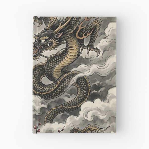 Item preview, Rising Dragon and Plum Blossom Japanese Art designed and sold by iris-festival.