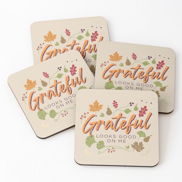 Item preview, Grateful Looks Good on Me Fall T-Shirt designed and sold by Sezee.