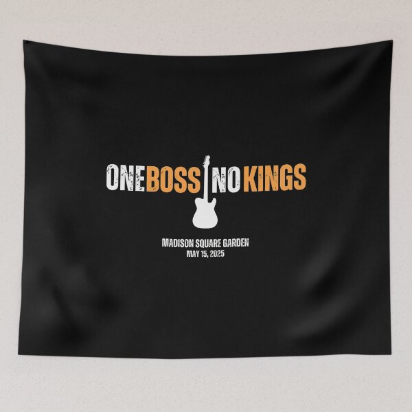 Item preview, ONE BOSS NO KINGS Guitar Madison Square Garden designed and sold by HesseCove.