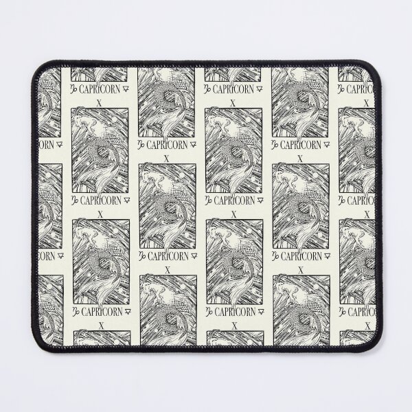 Item preview, Capricorn woodcut designed and sold by KocurFineArt.