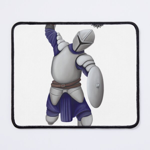 Item preview, Leaping Warrior with Mace and Shield designed and sold by kaymani-filax74.