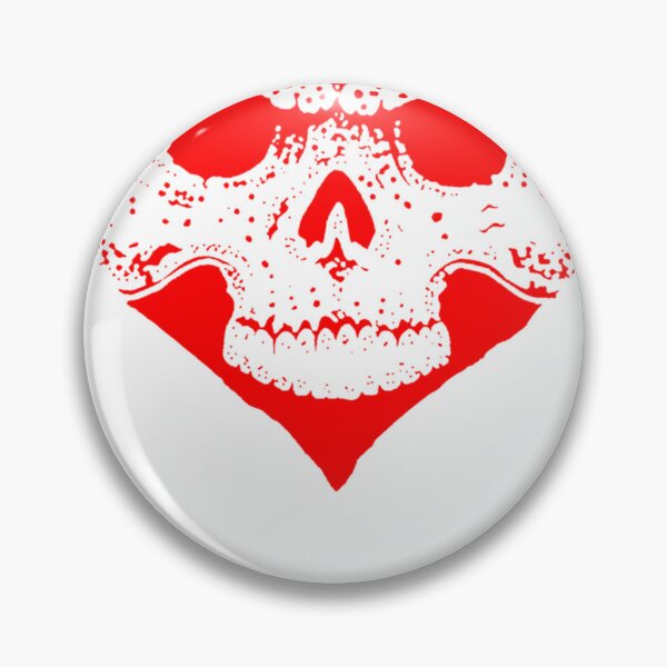 Item preview, Red Silhouette Heart Skull designed and sold by RetroVibeArty.