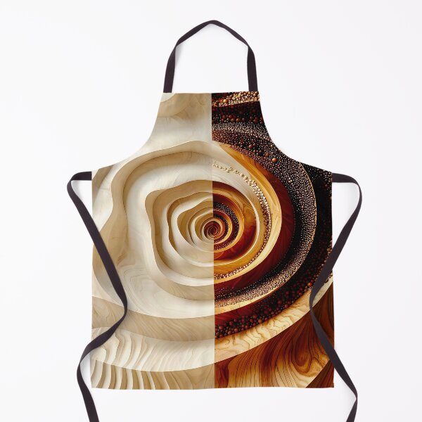 Item preview, Abstract Wood Spiral Contrast designed and sold by Vicky Brago-Mitchell®.