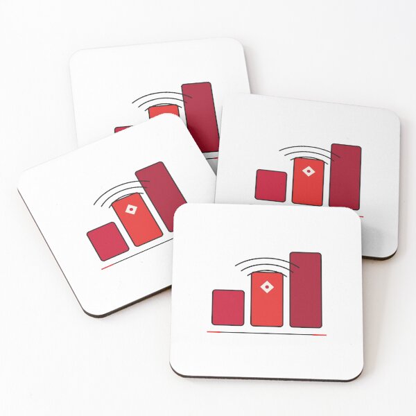Item preview, Scarlet Signal – Modern Minimal Red Graphic  designed and sold by SewRed.