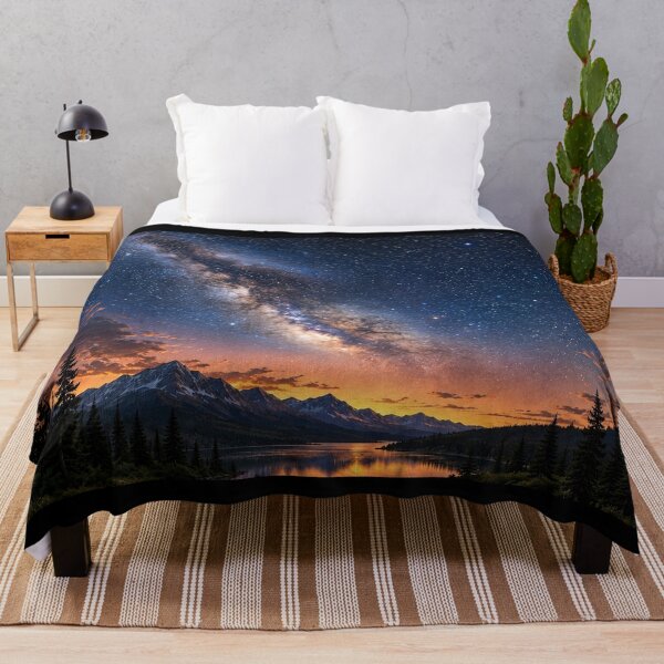 Item preview, Milky Way Over Mountains designed and sold by bernswell.