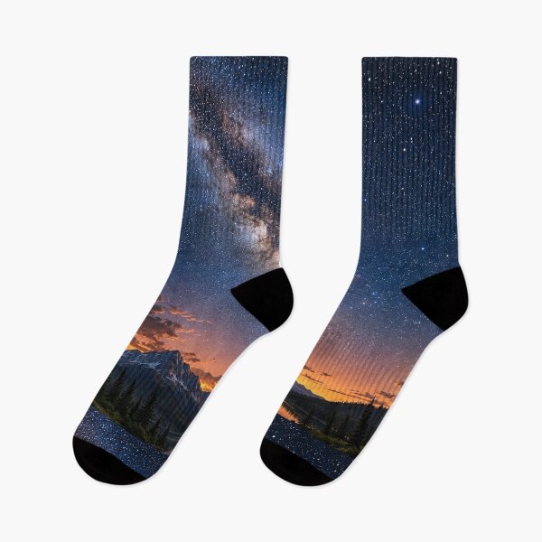 Item preview, Milky Way Over Mountains designed and sold by bernswell.