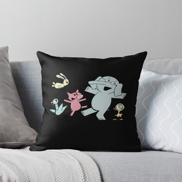 Item preview, Playful Cartoon Elephant Pig Bunny And Birds Dancing designed and sold by MyDesignsStore.