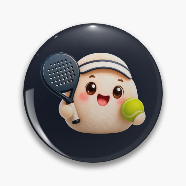 Item preview, Cute Kawaii Padel Mochi Player designed and sold by ImagenFusionP.