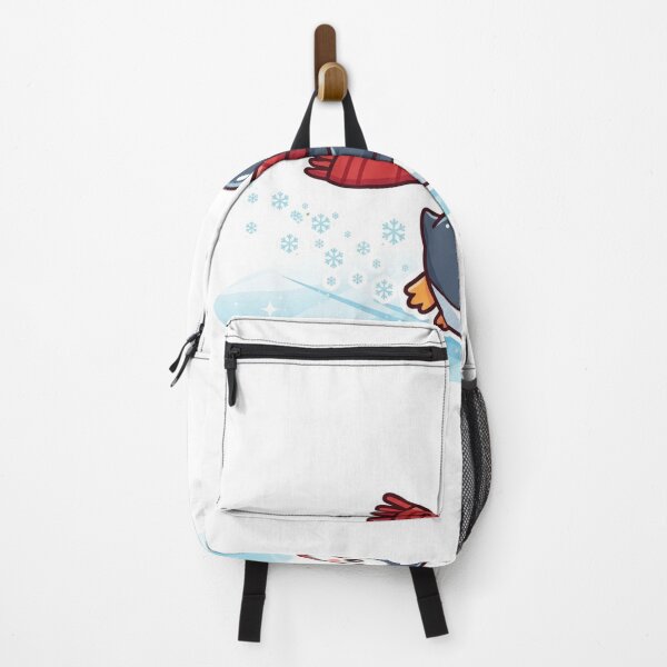 Item preview, Penguin Sliding on Ice Scarf designed and sold by NeonNerd Studio.