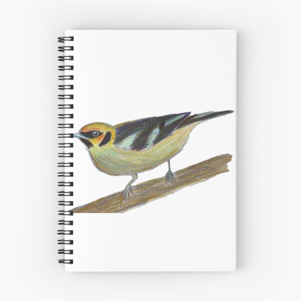 Item preview, Flame-faced Tanager designed and sold by woodland-towers.