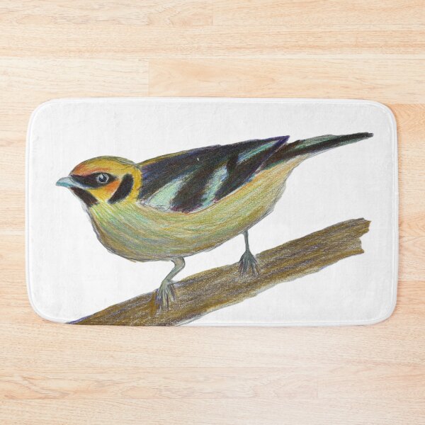 Item preview, Flame-faced Tanager designed and sold by woodland-towers.