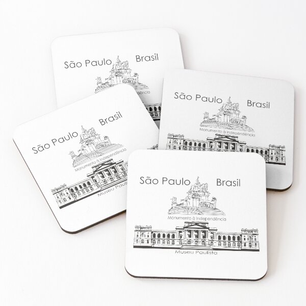 Item preview, Museu Paulista Sao Paulo - Monumento a la Independencia Ipiranga Line Art Brasil designed and sold by Sampa In Focus.