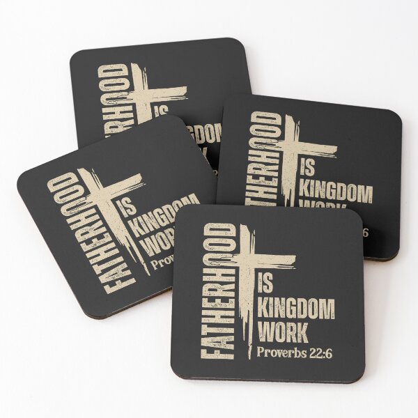 Item preview, Fatherhood is Kingdom Work Christian Father's Day designed and sold by FrankIsabel.