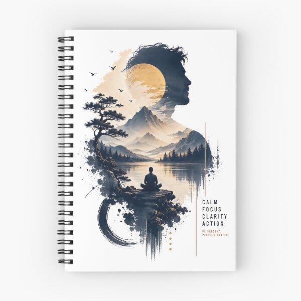 Item preview, Calm Focus Clarity Action – Mindfulness & Serenity designed and sold by dytf79.