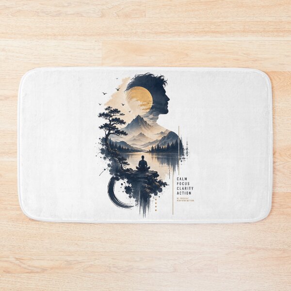Item preview, Calm Focus Clarity Action – Mindfulness & Serenity designed and sold by dytf79.