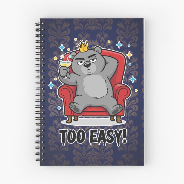 Item preview, Too Easy Bear King Cartoon designed and sold by Taridesign.