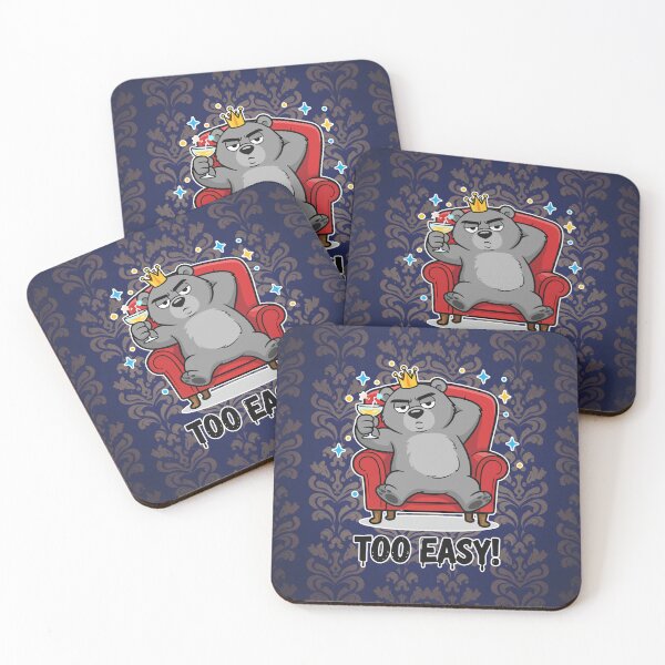 Item preview, Too Easy Bear King Cartoon designed and sold by Taridesign.
