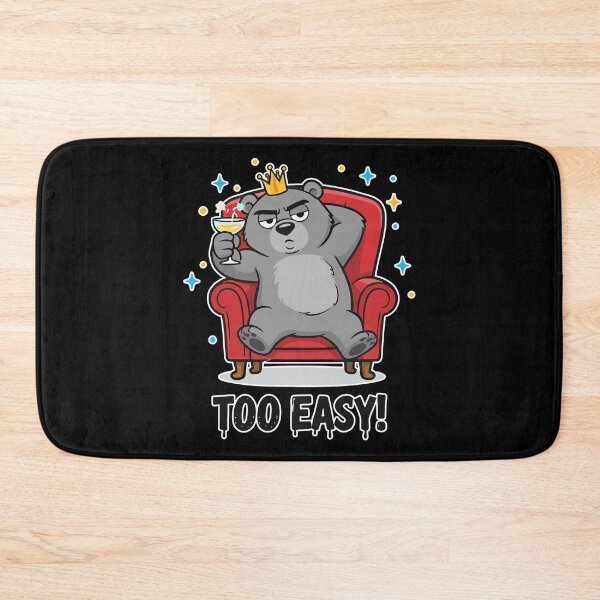 Item preview, Too Easy Bear King Cartoon designed and sold by Taridesign.