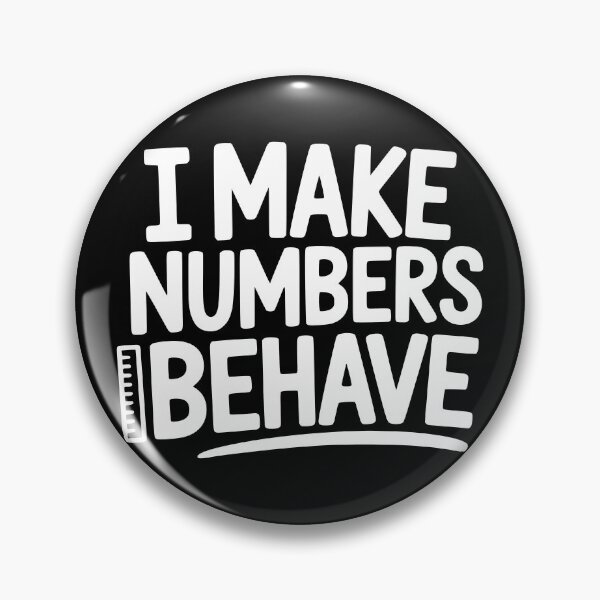 Item preview, I Make Numbers Behave designed and sold by theartfulaspie.