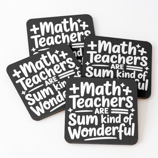 Item preview, Math Teachers Are Sum Kind of Wonderful designed and sold by theartfulaspie.