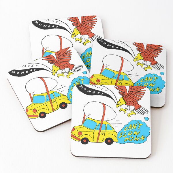 Item preview, Eagle With Yellow Car designed and sold by SilverSultry.
