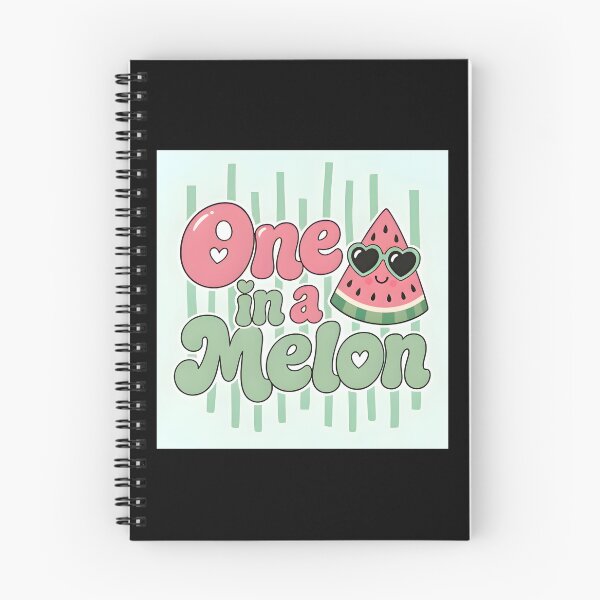 Item preview, One In A Melon Cute Watermelon Pun Summer Sticker designed and sold by FestivityFinds.