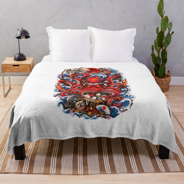 Item preview, The Octopus with Eight Katanas | Japanese Ukiyo-e Samurai designed and sold by Substance_life.